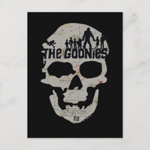 Goonies Skull Silhouette Graphic Vykort