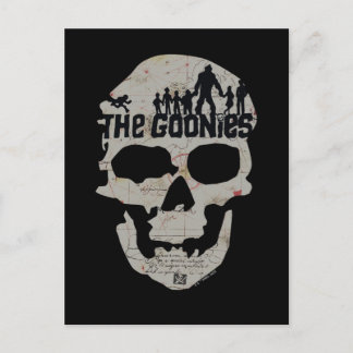 Goonies Skull Silhouette Graphic Vykort