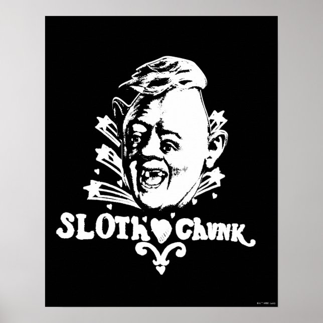 Goonies "Sloth ♥ Chunk" Poster (Framsidan)