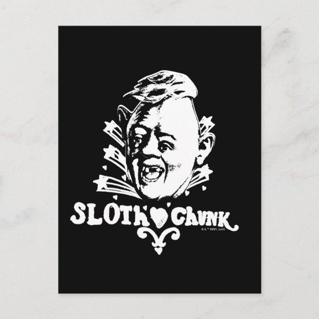 Goonies "Sloth ♥ Chunk" Vykort (Framsida)