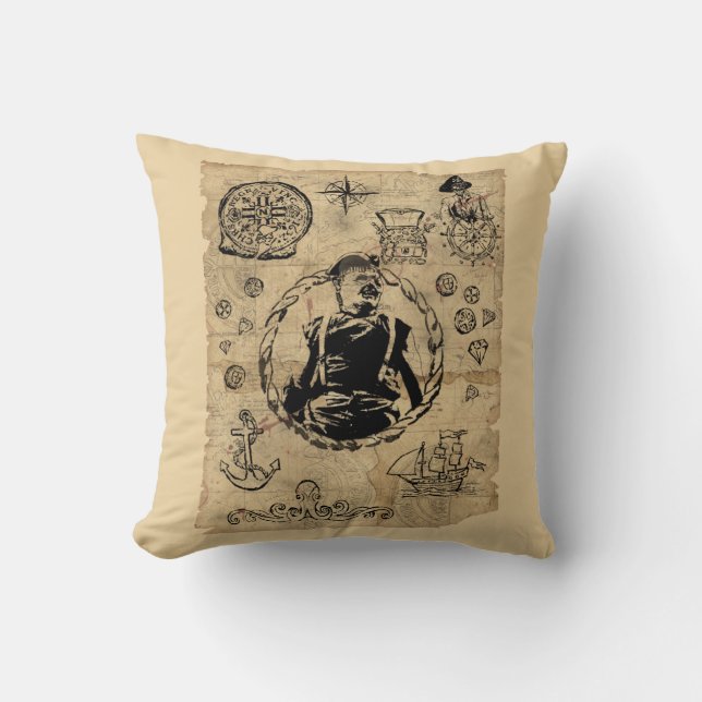 Goonies Sloth Treasure Karta Kudde (Framsida)