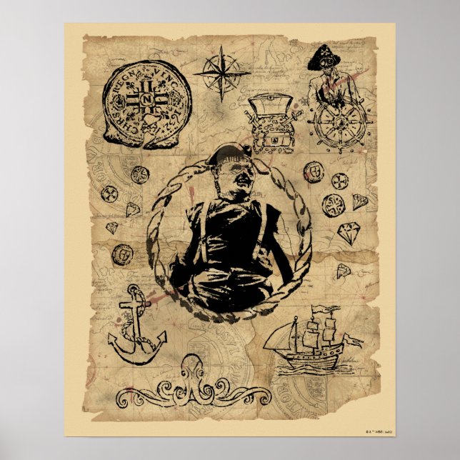 Goonies Sloth Treasure Karta Poster (Framsidan)