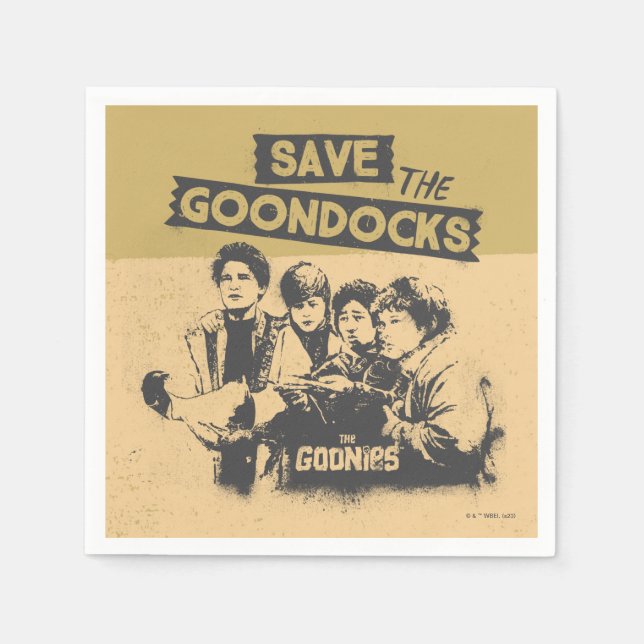 Goonies Spara the Goon Docks Pappersservett (Framsidan)