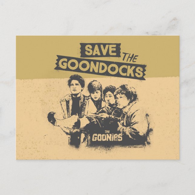 Goonies "Spara the Goon Docks" Vykort (Framsida)