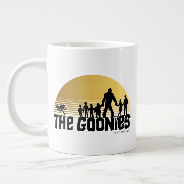 Goonies Sunset Silhouette Graphic Jumbo Mugg (Vänster)