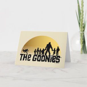 Goonies Sunset Silhouette Graphic Kort