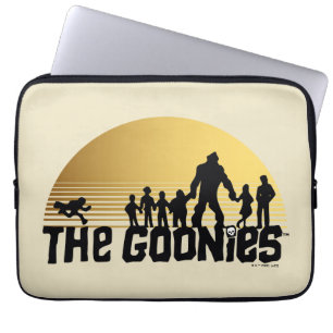 Goonies Sunset Silhouette Graphic Laptop Fodral