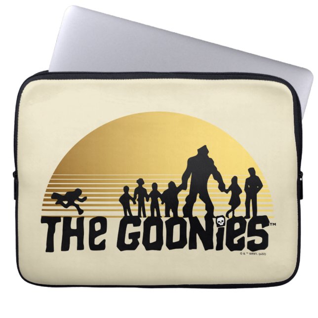 Goonies Sunset Silhouette Graphic Laptop Fodral (Framsidan)