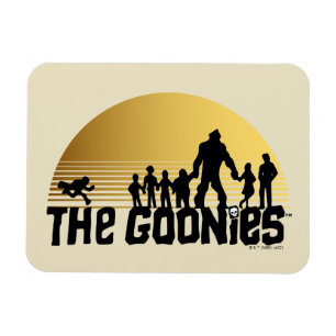 Goonies Sunset Silhouette Graphic Magnet