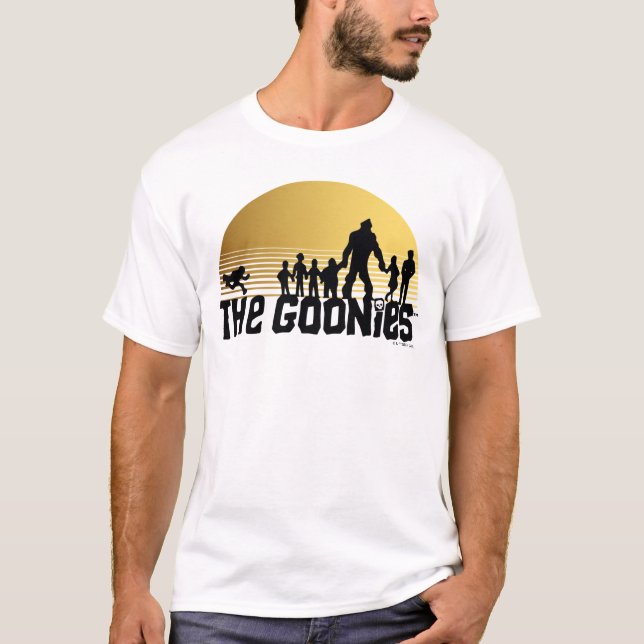 Goonies Sunset Silhouette Graphic T Shirt (Framsida)