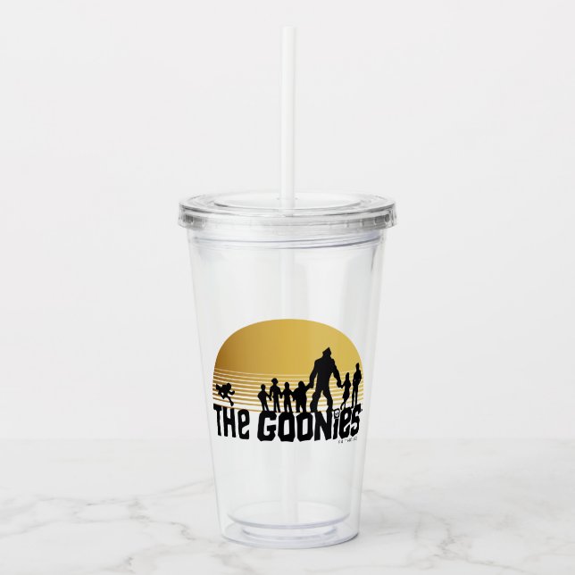 Goonies Sunset Silhouette Graphic Take Away Mugg (Framsida)