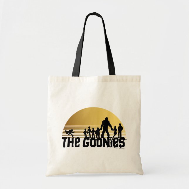 Goonies Sunset Silhouette Graphic Tygkasse (Framsidan)