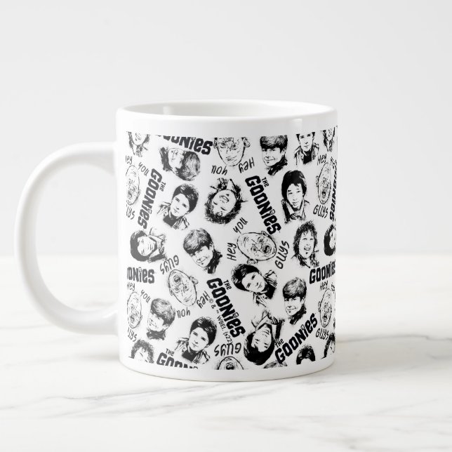 Goonies-tecknen Mönster Jumbo Mugg (Vänster)