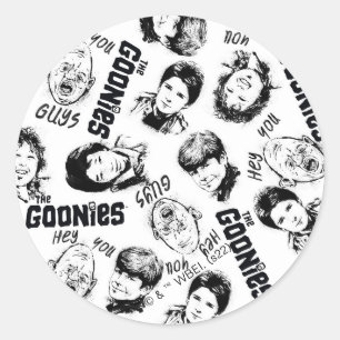 Goonies-tecknen Mönster Runt Klistermärke