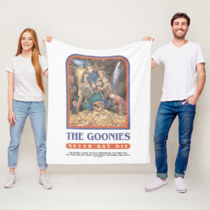 Goonies Treasure-årsdagen Poster Fleecefilt