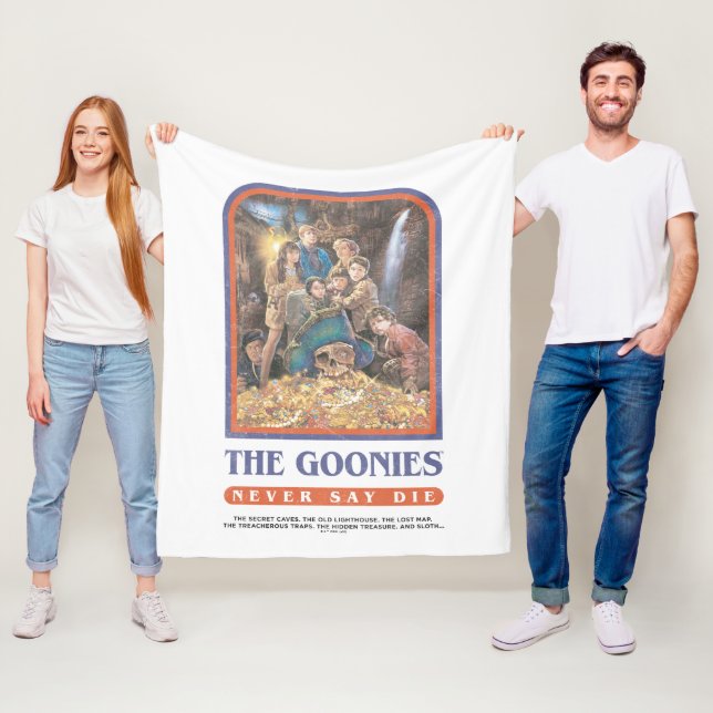 Goonies Treasure-årsdagen Poster Fleecefilt (På plats)