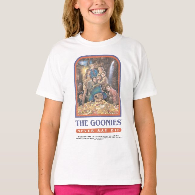 Goonies Treasure-årsdagen Poster T Shirt (Framsida)