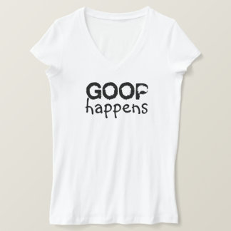 Goop Happens Dam V-Nacke T-Shirt