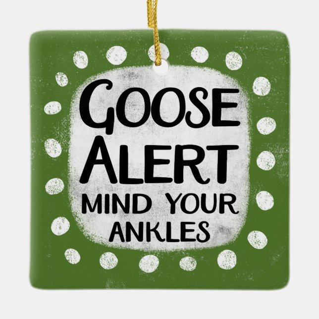 Goose Alert Ornament (Framsida)