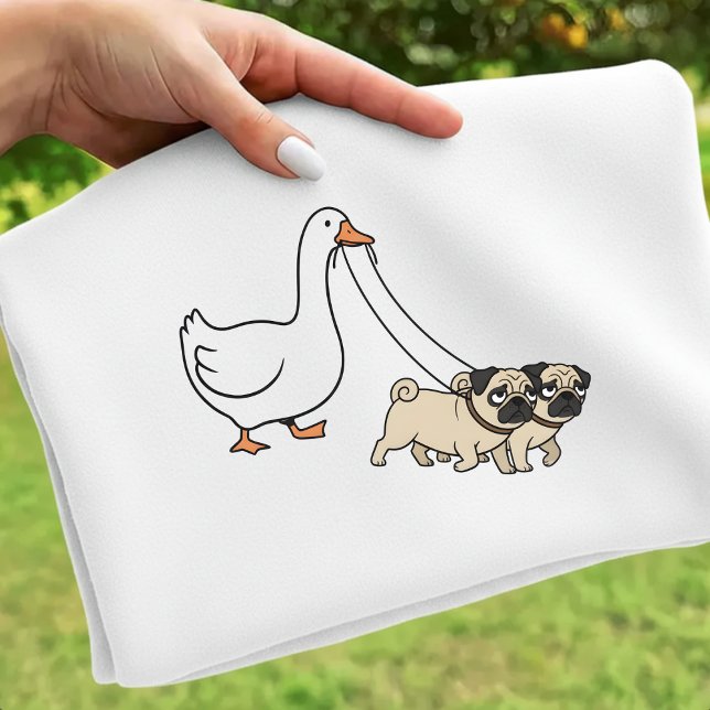 Goose and Dogs Tee Funny Pug Mom   (Skapare uppladdad)
