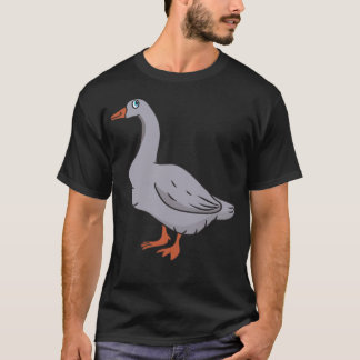 Goose animal dog print t shirt
