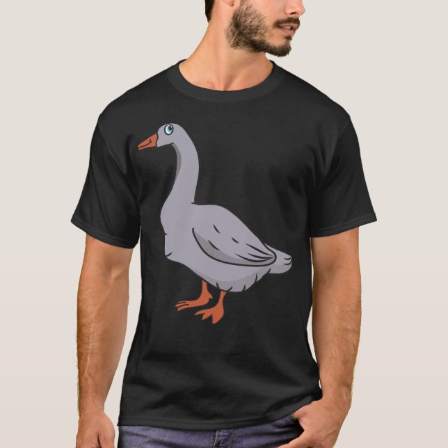 Goose animal dog print  t shirt (Framsida)