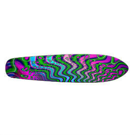 Goose Berries Psychedelic Fractal Skateboard Bräda 19,5 Cm