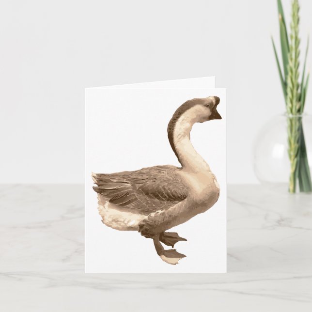 Goose blank-kort tack kort (Framsida)