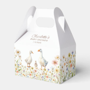 Goose Blommigt Baby Shower Presentaskar