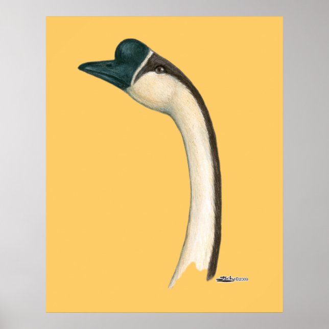 Goose:  Brown Chinese Head Poster (Framsidan)