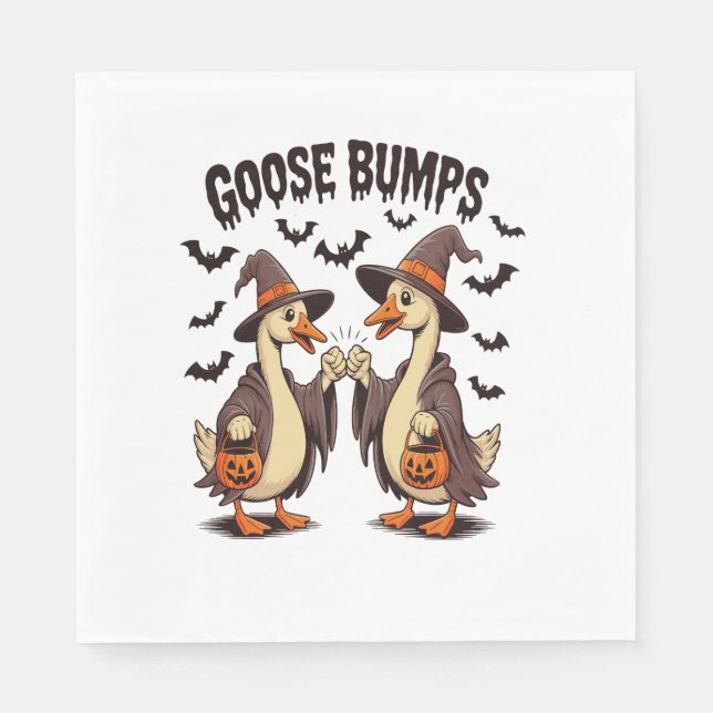 Goose Bumps Halloween Witch Fall Pappersservett (Framsidan)