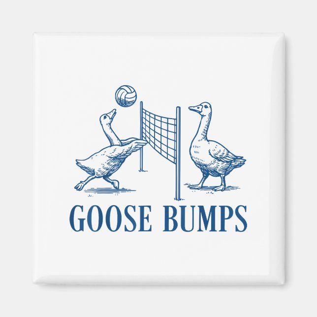 Goose Bumps Volleyball  Magnet (Framsidan)