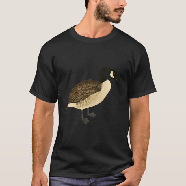 Goose Canadian Goose I Kärlek Kanada T Shirt (Framsida)