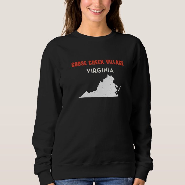 Goose Creek Village Virginia USA State America Tra T Shirt (Framsida)