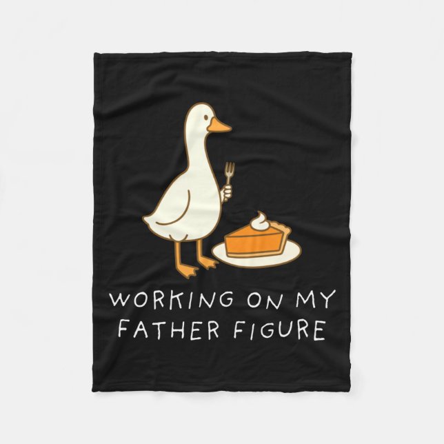 Goose Eating E For Two Couple Working On My Father Fleecefilt (Framsidan)