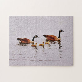 Goose Family of 5 Nature Puzzle Pussel
