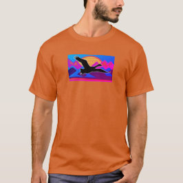 Goose Flies vid Sunset T Shirt
