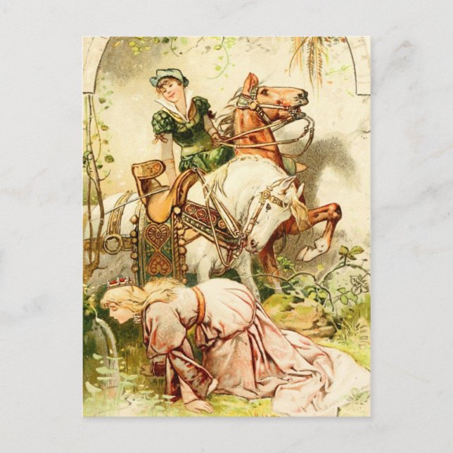 Goose Girl Vykort (Framsida)