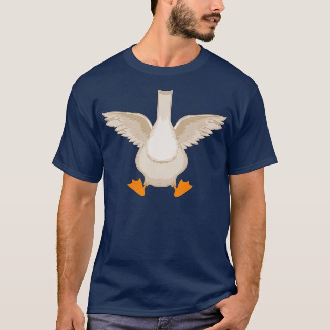 Goose Halloween Costume Gift I Halloween Party T Shirt (Framsida)