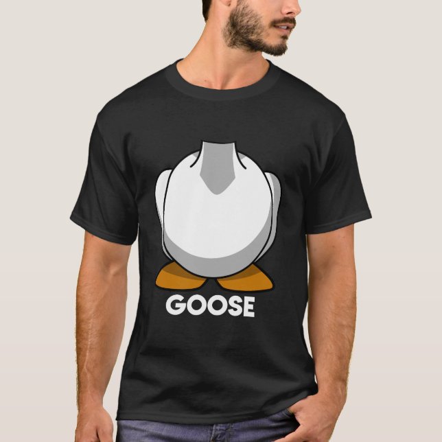 Goose Halloween lite Friend Group Costume T Shirt (Framsida)
