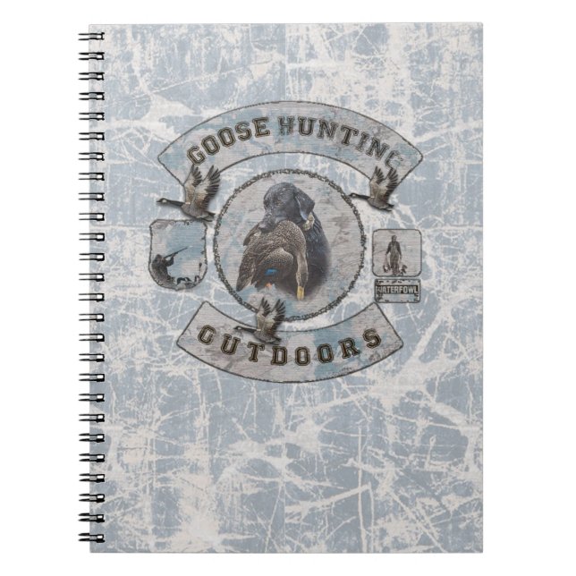 Goose Hunting Coffee Mugg Flask Square Thro Anteckningsbok (Framsidan)