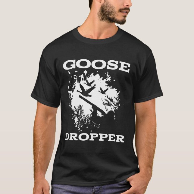 Goose Hunting Shirt För manar Waterfowl Bird Hunte T Shirt (Framsida)