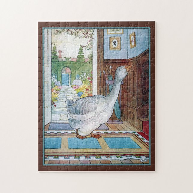 Goose i House Puzzle Pussel (Vertikal)