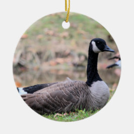 Goose Julgransprydnad Keramik