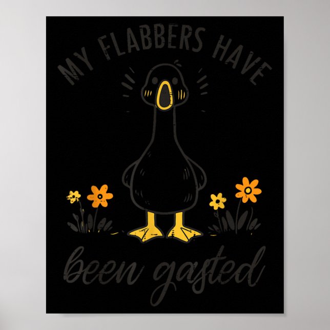 Goose Mina flabbers har blivit uppskurna, Meme Man Poster (Framsidan)