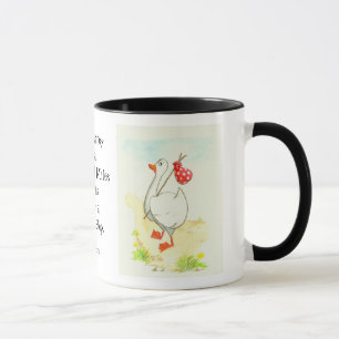 "Goose" motiverar Mugg med Confucius Quote