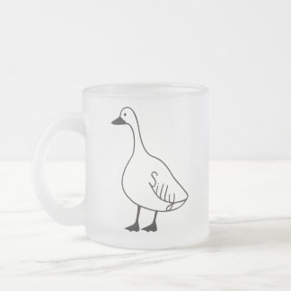 Goose Mugg Frosted Glass Coffee Tea Kopp for Gift
