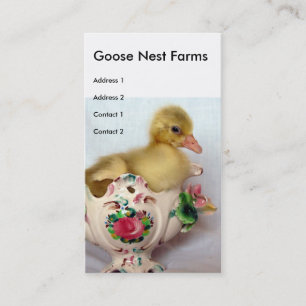 Goose Nest Farms Visitkort