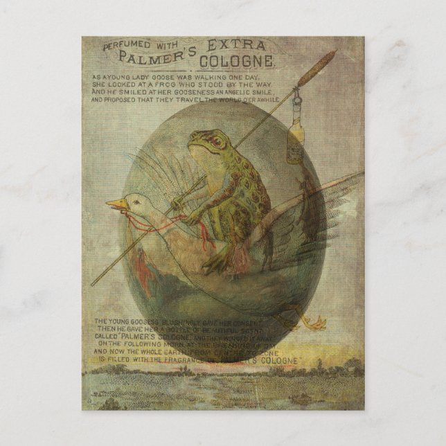 Goose och Frogs Påsk Journey Helg Vykort (Framsida)