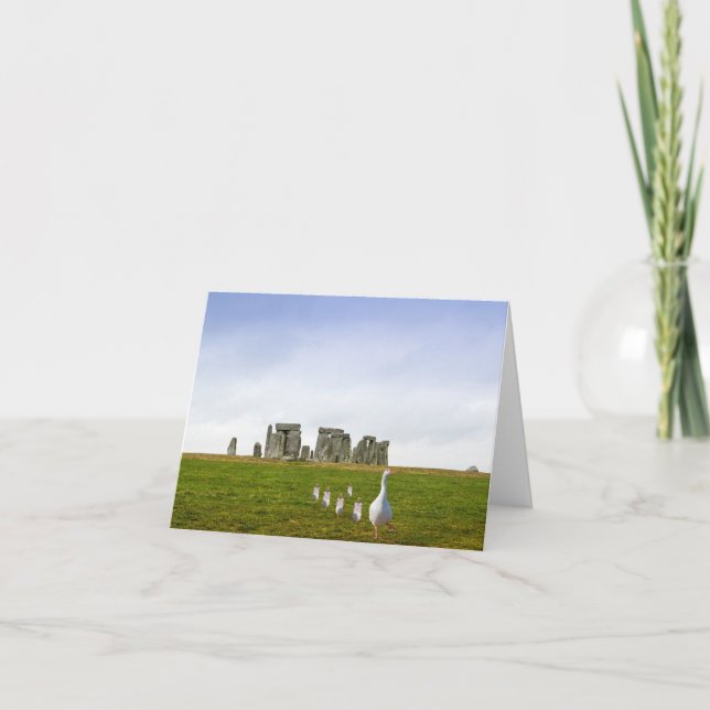 Goose och Goslings dag ut Kort (Framsida)